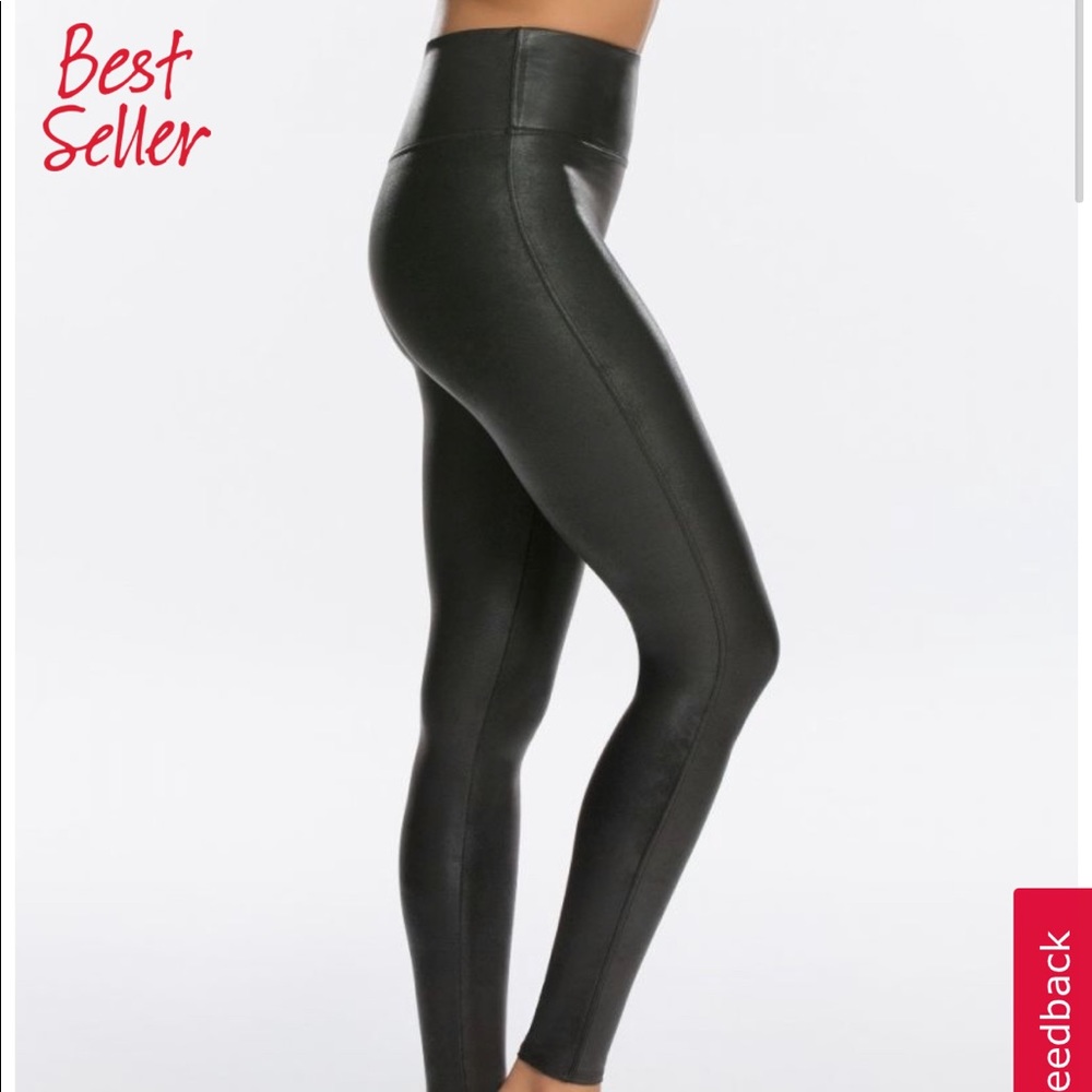 Spanx Faux Leather Leggings